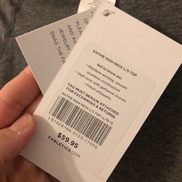 Fabletics Kathie High Neck Long Sleeve Top - Picture 4 of 5